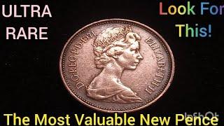 £55,000.00 MOST VALUABLE NEW PENCE! Very Rare Error Coin U.K Queen Elizabeth II Worth Money