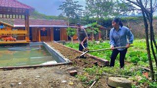 15 days of continuous work without fatigue: DAU & TU quickly built new pond banks to prevent erosion