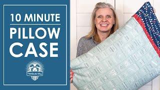 Make a Basic Pillowcase in 10 minutes  Standard & King Sizes with French Seams ️ Easy DIY for Home