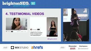 Unleashing ecommerce potential with videos - Stevy Liakopoulou - brightonSEO April 2024