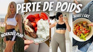 MON PREMIER JOUR EN PERTE DE POIDS (what I eat, plan d'action, deficit calorique, sport)