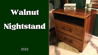 Building Two Modern Walnut Nightstands