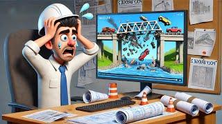 Engineer Plays Bridge Making Game! ‍️