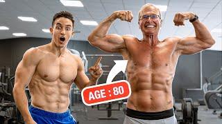 80 years old amazing bodybuilder !!