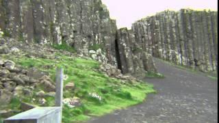 Amazing footage captured by visitor at Giant's Causeway!