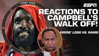 Stephen A. says De'Vondre Campbell should be ASHAMED after walking off in 49ers' loss  | First Take