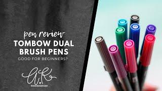 Brush Pen Review: Tombow Dual Brush Pens for Modern Brush Calligraphy