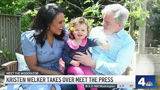 Kristen Welker talks work and life as she takes over ‘Meet the Press' | NBC4 Washington