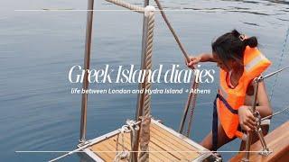 GREECE DIARIES | Hydra Island, Come Sailing with us, Polo and Tennis in London & Haircare routine