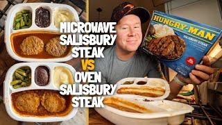 Microwave Salisbury Steak Vs. Oven Salisbury Steak | *WHICH ONE IS BETTER?! PICKING A WINNER* 