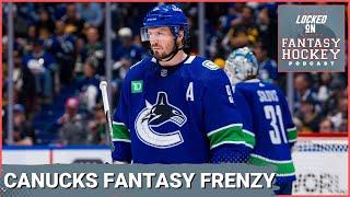 Vancouver Canucks MAJOR  Fantasy Hockey Value: Miller, Hughes, Pettersson | Demko Injury Concern