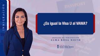 ¿Es igual la Visa U al VAWA?