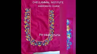 HAND EMBROIDERY,MACHINE,AARI EMBROIDERY COURSE BEST CHELLAMMAL INSTITUTE MADURAI-9445105454