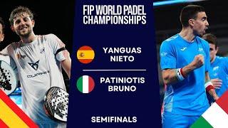 GREAT MATCH! | Yanguas/Nieto VS Patiniotis/Bruno | WORLD PADEL CHAMPIONSHIPS 2024 | Highlights