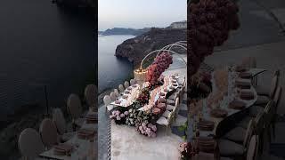  Dreaming of a European Wedding? #travel #wedding #santorini #greece #volindo #shorts