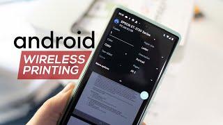 How to Print Wirelessly on Android with Mopria Print Service