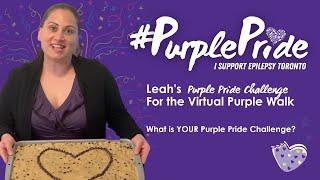 #PurplePride Challenge - Epilepsy Toronto Staff - Leah