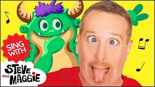 Halloween Spooky Monster Dance Party for Kids | Do the Monster Stomp! | Sing with Steve and Maggie