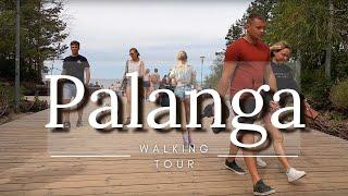 [4K] Palanga Walking Tour | Palanga, Lithuania | Basanavičiaus Street