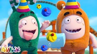 Slick's Crazy Cupcake Chaos!  | Oddbods | Funny Cartoons for Kids | Moonbug Kids Express Yourself!