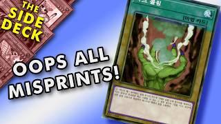 The Many Misprints in Yu-Gi-Oh!