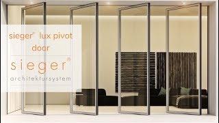 Sieger® Lux Pivoting Door I Sieger® Aluminium