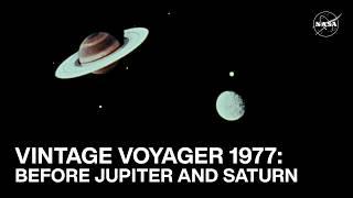 Voyagers’ Mission to the Outer Solar System (1977 Vintage Video)