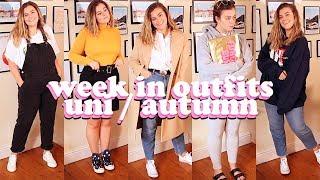 WEEK IN EVERYDAY UNI OUTFITS / AUTUMN OUTFITS | LUCY WOOD