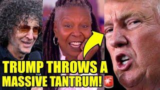 Trump Throws PUBLIC FIT Over Howard Stern & Whoopi Goldberg