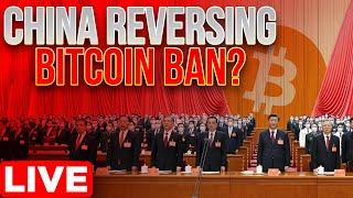 China Reversing Bitcoin Ban?Crypto Update LIVE