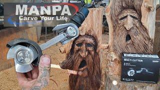 Carving with my new Manpa Power Carving tool's.