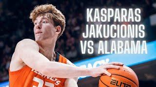 Kasparas Jakucionis vs Alabama (Nov 20th 2024)