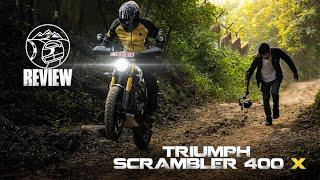 Triumph Scrambler 400X Review | Where Speed meets the Himalayan | Sagar Sheldekar Official