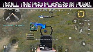 Trolling the pro players in pubg lite.pubg lite trolling funny gameplay.full rush gameplay.pubg lite