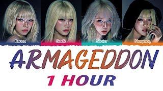 [1 HOUR] aespa - 'Armageddon' Lyrics (에스파 Armageddon 가사) (Color Coded Lyrics)