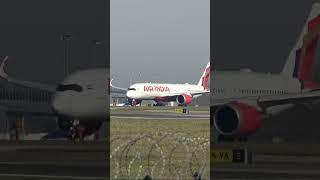 #airindia #a350 awesome rotation! #aviation #planes #planespotting #airplane #avgeek #shorts #dheli