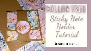 Dollar Tree Sticky Note Holders *Updated*