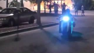 Electric Tron Lightcycle Parker Brothers Choppers [SimplyAbuDhabi.com].mp4