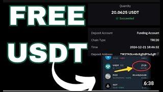 Claim $20 USDT Daily FREE on Telegram - Withdrawal real Money to Wallet