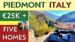 5 HOMES for SALE Piedmont ITALY | ITALIAN HOUSES for Sale