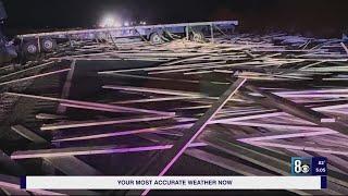 Fiery semi-truck crash involving lithium batteries closes US 95 northwest of Las Vegas