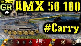 World of Tanks AMX 50 100 Replay - 8 Kills 6.3K DMG(Patch 1.4.1)