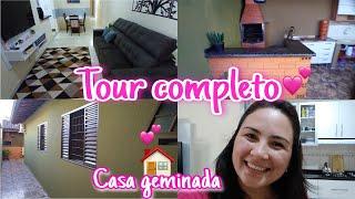 TOUR COMPLETO  CASA GEMINADA  TOUR PELA MINHA CASA