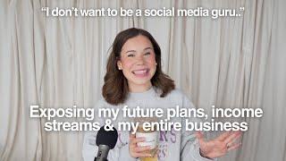 Sharing it ALL! My income streams, hiring my husband , quitting "content tips"?! & 2025 goals