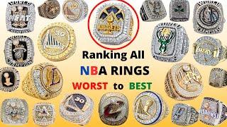 Ranking All NBA Rings WORST to BEST!