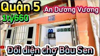 Quận 5 chỉ 1tỷ660 đối diện chợ Bàu Sen, sổ hồng riêng hoàn công đầy đủ.