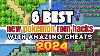 6 Best New Pokemon ROM Hacks with Amazing Useful Cheats [2024 Edition]  #pokemon #cheats #romhack