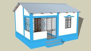 bangla awas yojana house design | tin shed home design | 1.5 lacks budget house plan