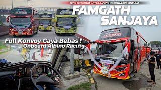 [ ASLI, INI TERLALU GAYA BEBAS ️ ] SERASA MAIN BUS SIMULATOR Seru-Seruan Famgath Sanjaya Albino