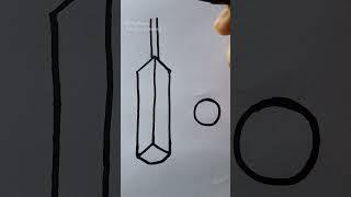 Drawing bat and ball from 10 #shorts #rongdhonuartanddrawing #drawing #bat #ball #art